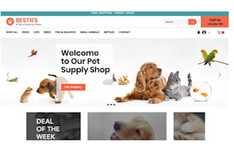 design a profitable dog, cat and pets accessories shopify store pet dropshipping