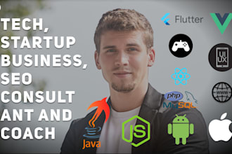 review, consult, help and form the strategy for your app