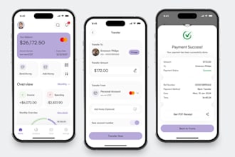 develop tap and pay app, money transfer app, nfc payment app, fintech app