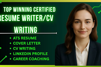 provide professional resume, cover letter, and linkedin, CV, ats friendly