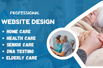 website dna design, seniorcare, homecare, healthcare website design and redesign