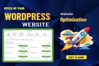 speed up and optimize your wordpress website