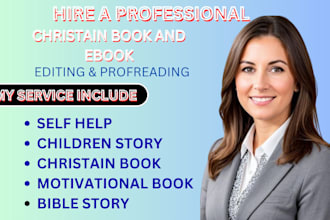 be christain author book ghostwriter self help bible study book daily devotional