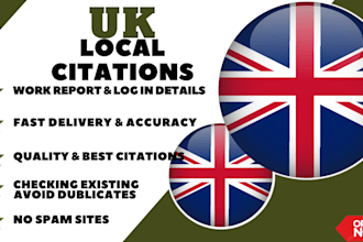 do top UK local citations local listing for google top ranking