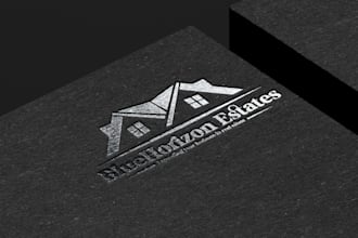 do creative real estate logo design,4 concept in five dollar