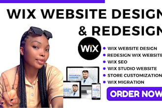 build wix website,wix website redesign,redesign wix  booking studio seo business