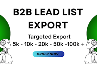 collect and export b2b contact data from any public source