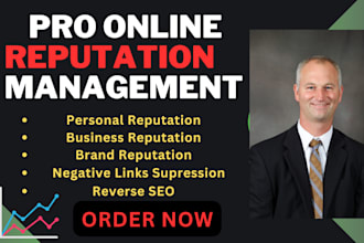 do effective online reputation management, services to suppress negative links