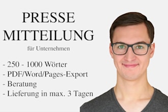 write your press release