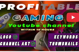 create and setup a gaming youtube channel