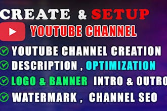 create and setup a professional youtube channel