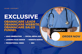 generate obamacare leads aca leads landing page obamacare leads