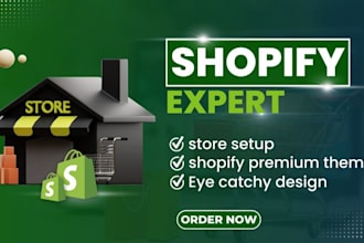 build profitable shopify store, shopify website, shopify store design