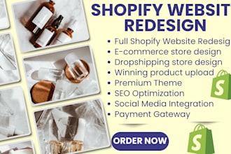 shopify website design shopify store design shopify website redesign pod