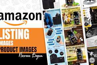 design professional amazon listing images or product images
