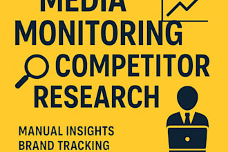 track brand mentions, competitors, and trends via media monitoring