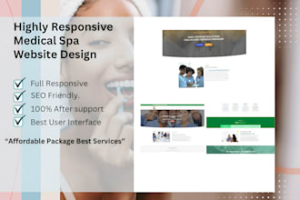 design medical spa website, medical aesthetics website, med spa website