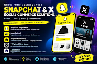 setup snapchat shop snapchat ads twitter shop x bot snapchat bot
