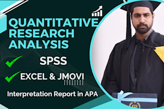 do quantitative research data analysis using spss and excel