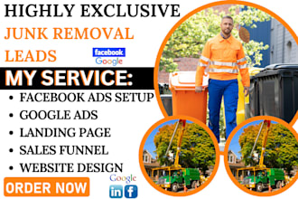generate junk removal leads hauling lead dumpster rental junk removal via fb ads