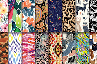 design seamless pattern vector repeat fabric textile pattern