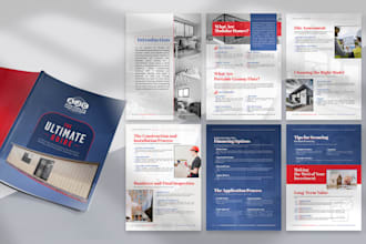 design professional brochures, business profiles, annual reports