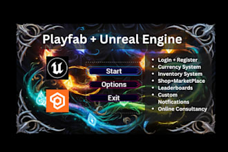 integrate playfab register, login, inventory, and much more for your unreal game