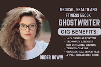 ghostwrite medical, health and fitness ebook