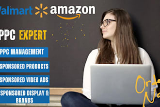 setup and manage your amazon and walmart PPC campaigns