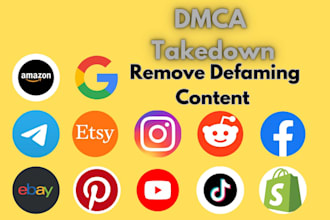 remove negative copyright content on google facebook reddit tiktok under dmca