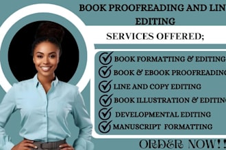 be your book line editing, developmental editing, book proofreadingandformatting