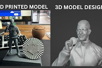 convert image to 3d model, 3d character portrait design head model 2d to 3d file