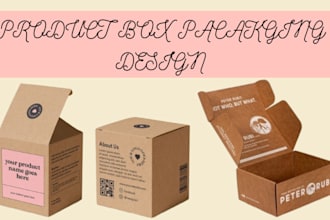 design premium product label box packaging design  mailer shipping box design
