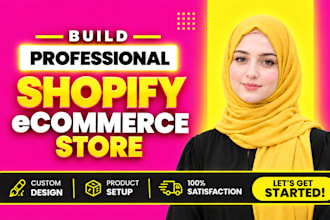 build profitable shopify store, dropshipping store or shopify website