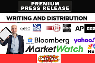 press release writing and press release distribution to US spain french sites