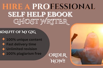 ghostwrite self help ebook, ebook writer, ebook ghostwriter, ghost book writer,
