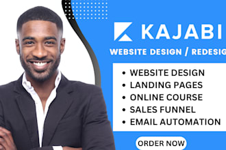 kajabi website design, kajabi online course, kajabi sales funnel, landing page