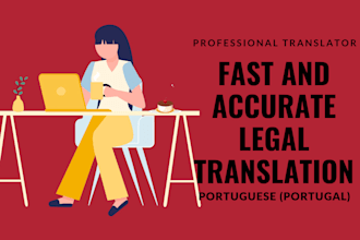 be your legal portuguese translator