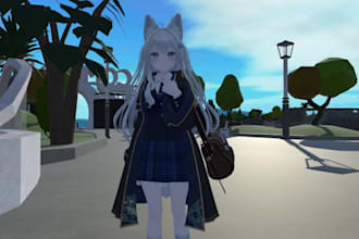 vrchat avatar, quest avatar, pc vrc avatar, 3d vtuber rigging, vrm vtuber model