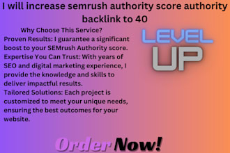improve your semrush authority score for higher rankings