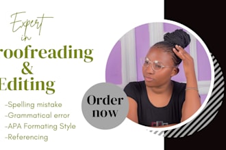 proofread and edit papers in apa 7 citation style within 5 hours