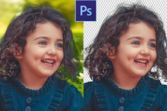 cut out an images background removal professionally