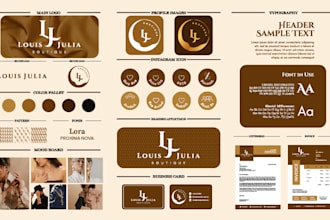 design luxury and impactful logo with complete branding kit for you