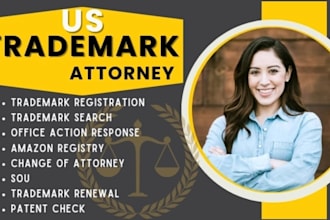 be trademark attorney, patent check, renewal, copyright, uspto for amazon brand