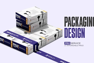do product packaging box design and amazon packaging design