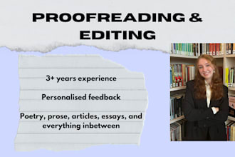 edit your short story, poem, or prose