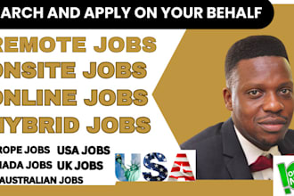 search and apply for remote, online, onsite jobs using reverse recruit job app