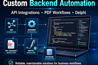 build delphi backend services and API integrations