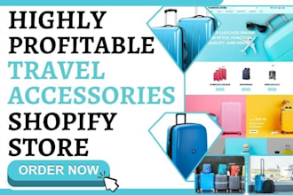 design travel accessories shopify luggage bag store travel guide handbag website