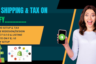 shopify shipping and shopify tax setup for domestic and international